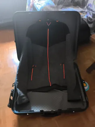 Maleta Rígida Simba Negra con Perchas 55*20*65