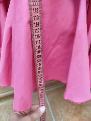 Traje de Flamenca Rosa Volantes