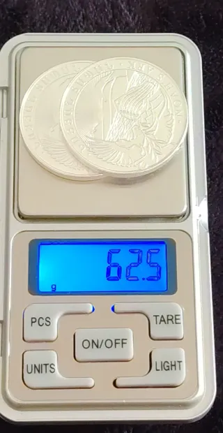 2 Monedas Plata. Onzas Arca de Noé. Armenia