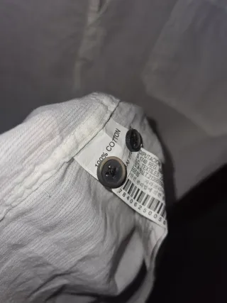 Camisa Zara Hombre Blanca