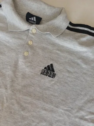 Polo Adidas uomo grigio