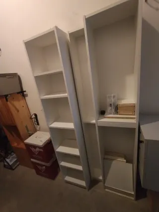 2 Estanterías Billy + 1 Gnedby Ikea