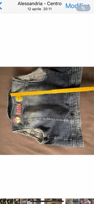 Smanicato in jeans Sisley x bimba