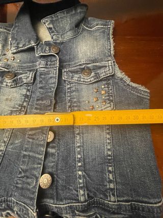 Smanicato in jeans Sisley x bimba