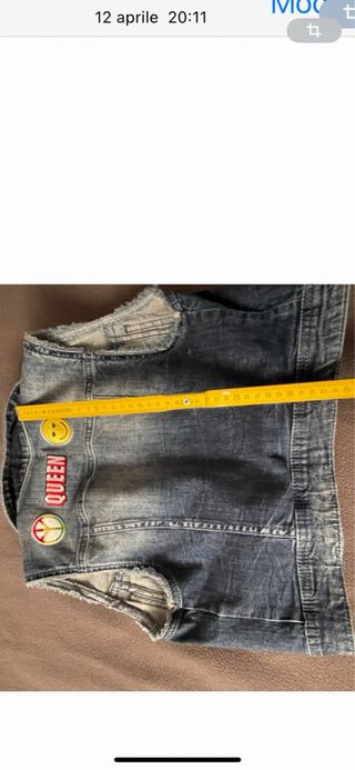 Smanicato in jeans Sisley x bimba