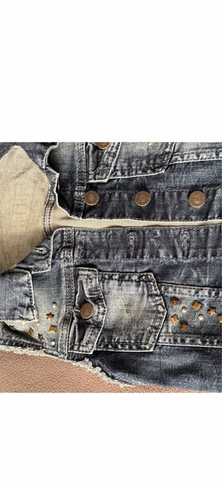 Smanicato in jeans Sisley x bimba