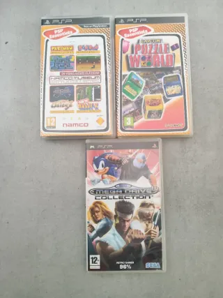 Lote 3 Juegos PSP: Capcom, Namco, Sega