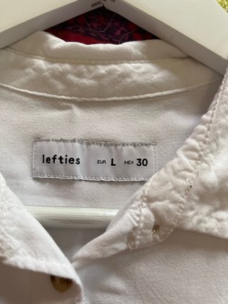 Camisa blanca Lefties Talla L