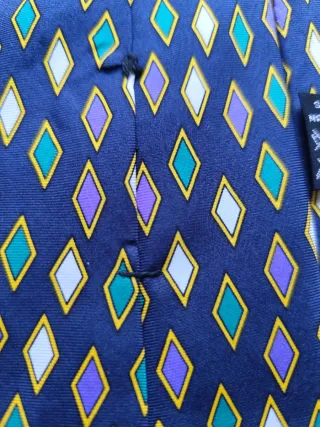 Corbata Emidio Tucci Rombos Seda Natural