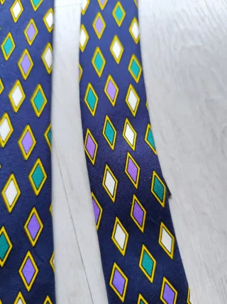 Corbata Emidio Tucci Rombos Seda Natural