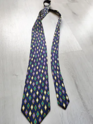 Corbata Emidio Tucci Rombos Seda Natural