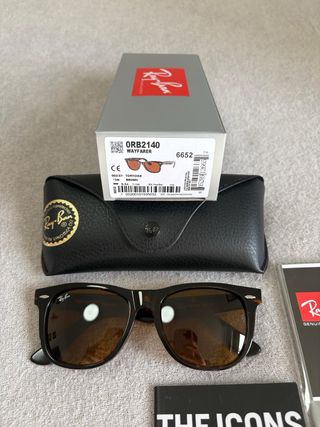 Gafas de Sol Ray-Ban Wayfarer Tortoise/Brown 54