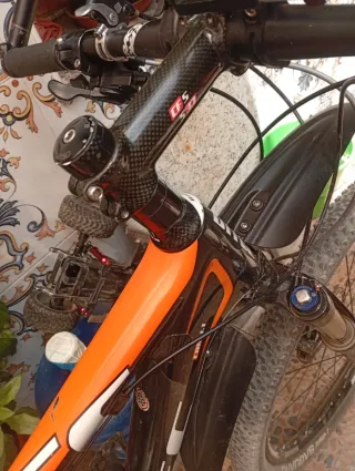 Bicicleta de montaña carbono