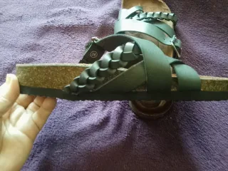 Sandalias Birkenstock trenzadas negras