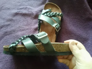 Sandalias Birkenstock trenzadas negras