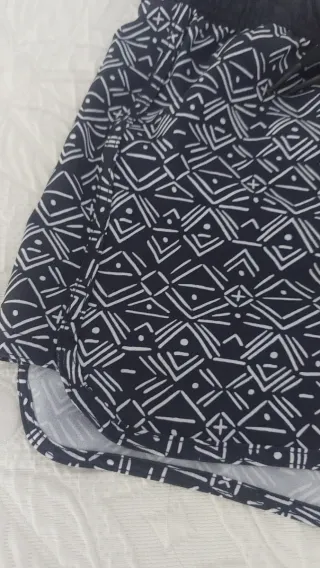 Pantalón corto deportivo mujer estampado