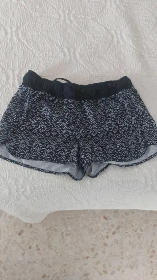 Pantalón corto deportivo mujer estampado