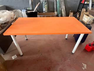 Mesa Escritorio Gaming Naranja 160x80 cm