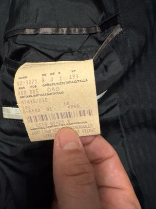 Giacca Hugo Boss nera