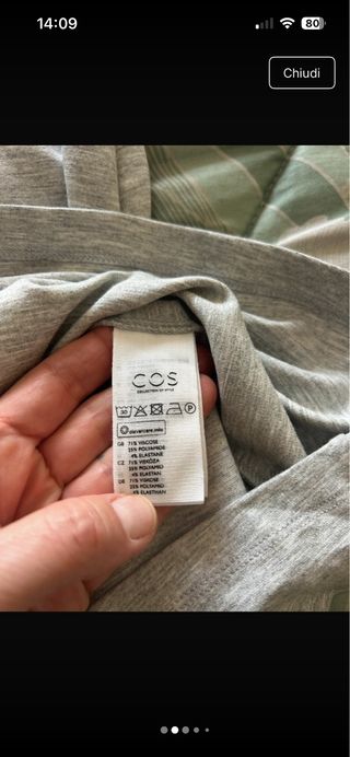 Vestito COS Grigio Taglia L