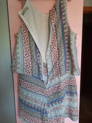 Vestido pantalón estampado