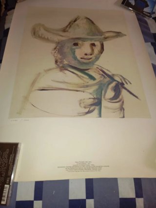 Litografía Picasso La jeune paire 1972
