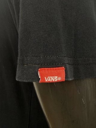 T-shirt VANS Uomo Taglia M Slim Cotone Nero Casual