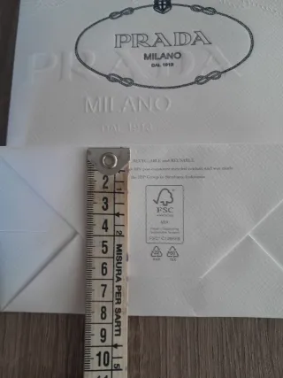 Sacchetto Prada Bianco