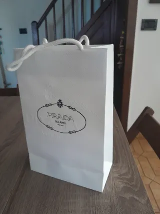 Sacchetto Prada Bianco