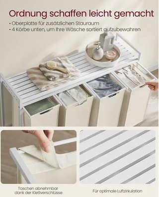 Cesto para la colada VASAGLE