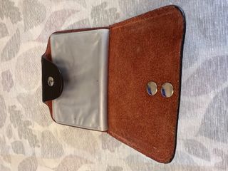 Tarjetero Marrón Piel