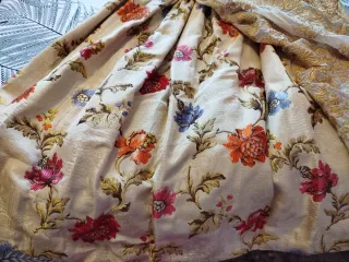 Vestido Fallera Dorado y Naranja