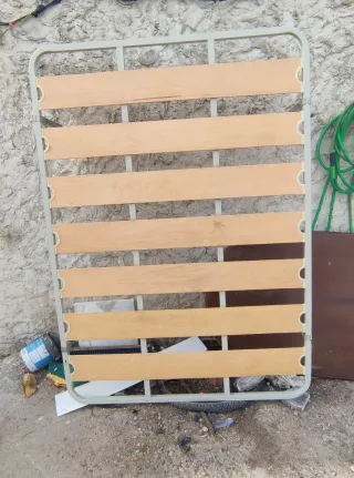 Somier metálico y de madera