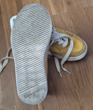 Zapatillas Pepe Jeans Amarillas Talla 32