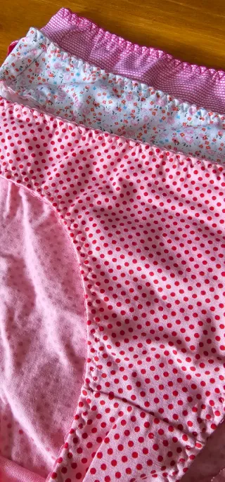Pack 3 Bragas Rosas Estampadas
