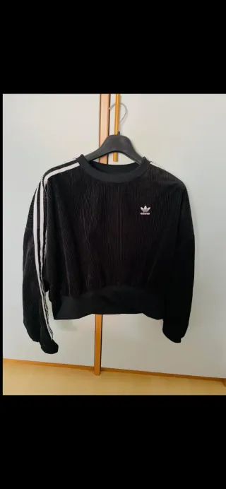 Felpa Adidas nera taglia S