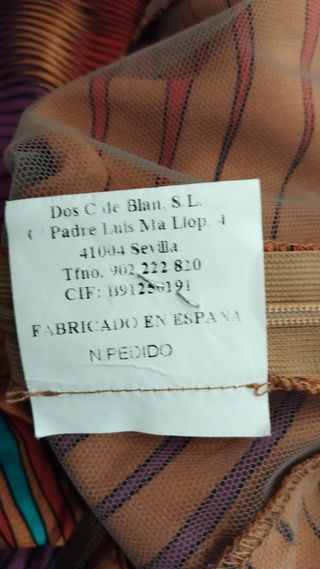 Vestido fiesta Victorio & Lucchino naranja/turques