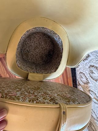2 butacas Antiguas Polipiel Beige