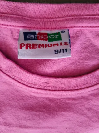 Camiseta rosa Elsa y Olaf Talla 9-11