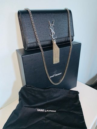 Saint Laurent Kate Medium Borsa Nera