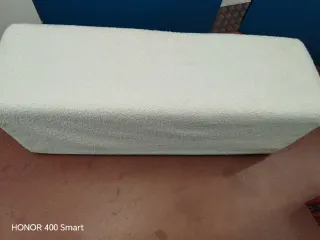 Pie de cama blanco