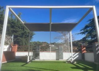 Pergola con un diseño moderno
