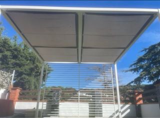 Pergola con un diseño moderno