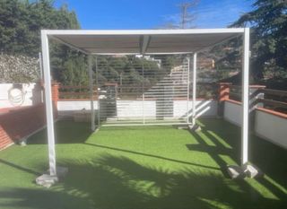 Pergola con un diseño moderno