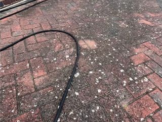 Limpieza con hidrolimpiadora de alta presión