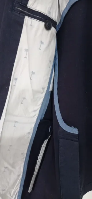 Chaqueta Pull&Bear azul talla S