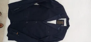 Chaqueta Pull&Bear azul talla S