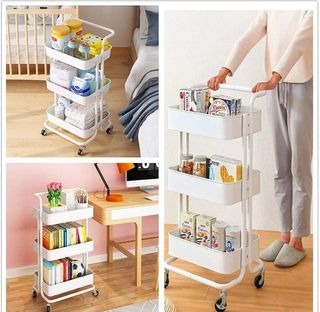 Carro Estante Cocina Organizador Blanco