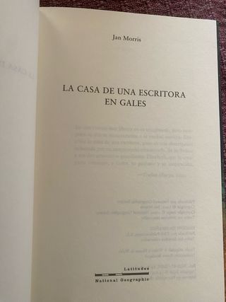 Jan Morris./ La casa de una escritora en Gales