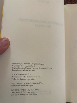 Jan Morris./ La casa de una escritora en Gales